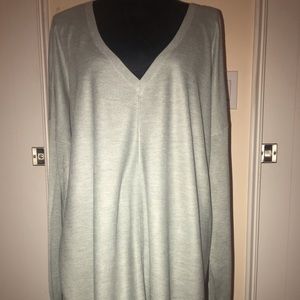 Plus Size Thin Tunic Length Sweater-3X NWOT